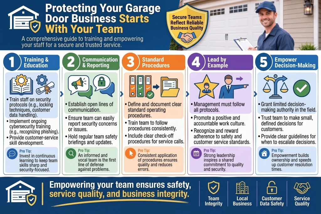 Protecting Your Garage Door Business Starts With Your Team